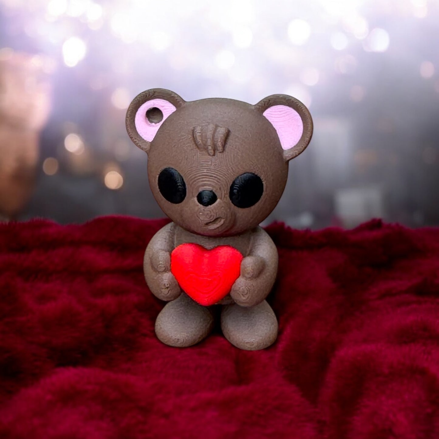 Teddy Huggleton Teddy Bear Keychain for Your Purse or Desk