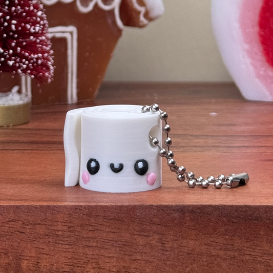 Toilet Paper Keychain